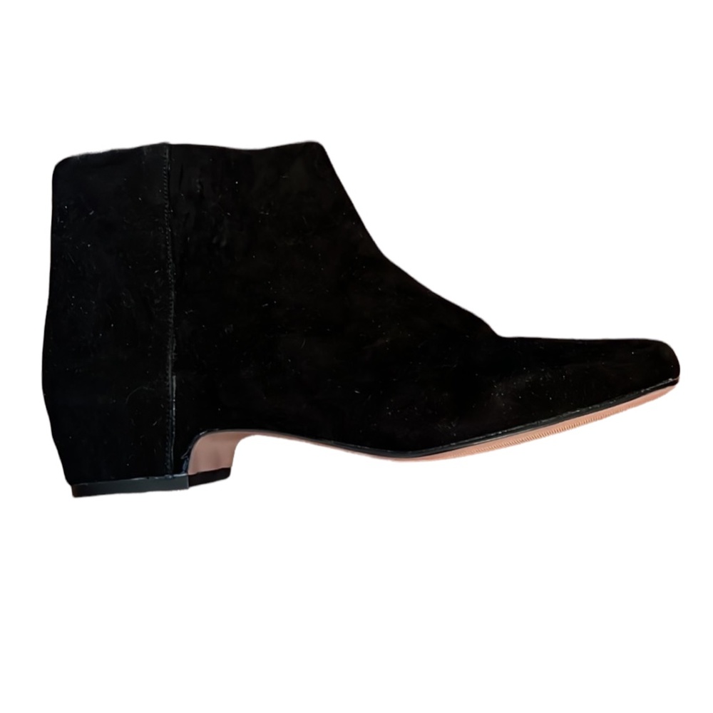 Nine West Huggins Black Suede Booties New! 8 1/2 View 6